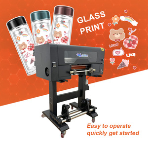 Imprimante UV DTF pour cuir Lindo 30cm 40cm 60cm, rouleau de film double face, mini machine 4 têtes A3, laminateur 60cm, encres XP600 I3200, têtes - Product Image 2