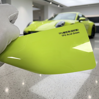 Film de protection de peinture automobile (PPF) en TPU de haute qualité, couleur vert acide, auto-réparant, anti-rayures – Fabricant