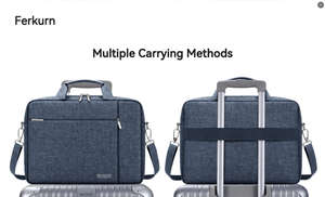 Bolsa de Transporte para Portátil Personalizada de 14, 15.6 y <span class=keywords><strong>17</strong></span> Pulgadas, Resistente a Impactos y al Agua, con Correa para el Hombro - Product Image 6