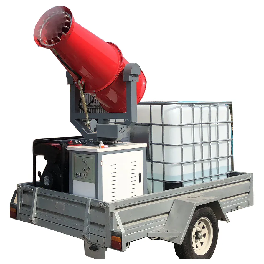 Garden agricultural electric power spray pump in mobile trailer with battery tank price pakistan