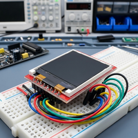 Module d'affichage LCD TFT 1,44 pouce 128x128 avec interface série SPI, écran couleur et pilote ST7735 pour exemples STM32 51