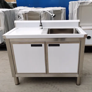 Custom Wooden Modern Modular <b>Kitchen</b> Sink Cabinet with Sink - Product Image 2