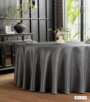 Nappe de table élégante en tissu polyester pour restaurant, banquet, mariage, événement