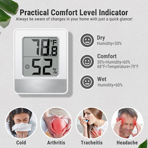 Mini Digital Room <b>Humidity</b> <b>Meter</b> Hygrometer Thermometer - Product Image 4