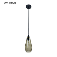 Luminaire suspendu en verre de style loft moderne nordique, luminaires suspendus LED E27 E26 pour cuisine, restaurant, bar, lustre