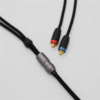 Nouveau câble d'écouteurs coaxial durable à paire torsadée Mmcx pour Se215 Se535 Se846 1,2 m noir