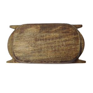 Portavelas Rectangular hecho a mano de nogal oscuro nuevo/madera de Mango de alta calidad para decoración del hogar, candelita única personalizada - Product Image 4