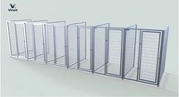 Caseta Modular Galvanizada Multiusos VIRANT VM-R61 Antioxidante para Perros, Aislamiento Interior/Exterior para Mascotas, Soporte de Fábrica Personalizado