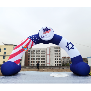 Arche gonflable personnalisée pas chère avec conception 3D gratuite, gonflables publicitaires en nylon tissé sergé pour exposition et publicité - Product Image 1