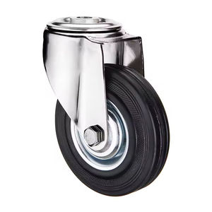 <span class=keywords><strong>2026</strong></span> Hochwertige Geräuscharme Gummi-Mittelbelastungs-Lenkrollen für Maschinen mit Bremse - Product Image 4