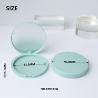 OEM&ODM Étui compact multifonctionnel double couche en plastique ABS de 15,1 mm d'épaisseur pour fard à joues et poudre