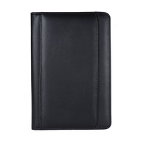 Carpeta de Presentación A5 de Alta Calidad, Popular, de Cuero PU, Duradera, con Cierre, Logotipo Personalizado, Impresión UV/Digital, para Oficina, Marca OEM/ODM