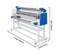 Laminateur à rouleaux robuste, machine de laminage à froid pour la signalisation publicitaire