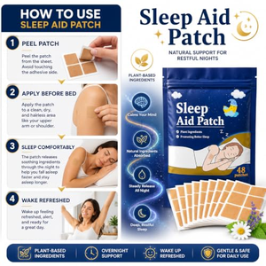Produits Phares 2026 : Patchs de Soutien au Sommeil – Patch Topique d'Aide au Sommeil avec Mélatonine et Extraits de Plantes pour Améliorer la Qualité du Sommeil - Product Image 3
