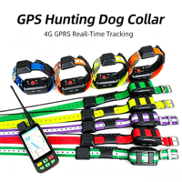 Collier GPS pour chien de chasse, double mode 4G GPRS, suivi en temps réel, longue portée, étanche IP68, 64 Go, Android 13, autonomie de plus de 20 heures