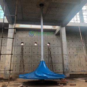 高效1000升玻璃钢双曲面混合机，用于废水水处理1年，采用电机齿轮箱 - Product Image 5