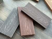 Revêtement de sol d'ingénierie No Gap WPC Decking Outdoor Co Extrusion Wpc Composite Decking