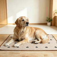 AOSEN Tapis absorbant pour animaux de compagnie, grand format, écologique, personnalisable, lavable, réutilisable, quatre couches, imperméable, certifié OEKO-TEX
