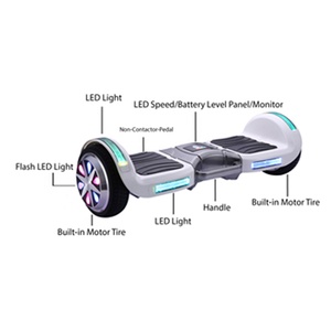 Màu đỏ Chrome <span class=keywords><strong>Hoverboard</strong></span> 65 <span class=keywords><strong>Hoverboard</strong></span> xe ngựa lớn <span class=keywords><strong>Hoverboard</strong></span> bánh xe để bán - Product Image 6