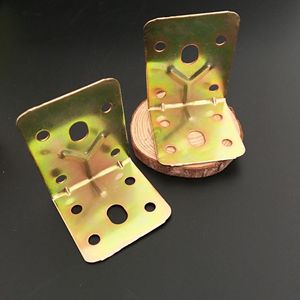 Conector de Esquina en Forma de L de Acero Laminado en Frío de 10 Orificios, 90 Grados, Modelo 4510 para Cabello Masculino - Product Image 2