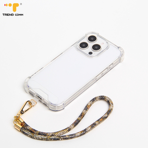Nuevo soporte de cadena de teléfono con diamantes de imitación, cordones, cristales, correa de muñeca para teléfono, cadena para teléfono, cadena para teléfono móvil, correa para teléfono móvil - Product Image 2