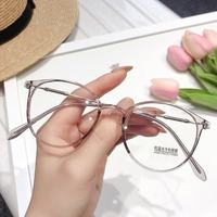Lunettes de vue transparentes rondes pour femmes, promotionnelles, pas chères, en polycarbonate, anti-lumière bleue