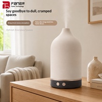 Diffuseur d'arômes de bureau Faner en céramique, design minimaliste, brume fine, pour la maison et la chambre, personnalisation OEM disponible, taxes incluses