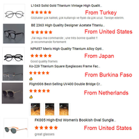 Monturas de Gafas de Titanio Ultraligeras para Mujer ZY0048, Diseño Ahuecado para Rostros Pequeños, Patrón Sólido para Lentes