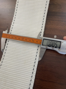 100mm <b>White</b> Polyester Lashing Strap 10T Heavy Duty <b>Cargo</b> Tie Down Webbing Belt for Transportation and Load Restraint - Product Image 2