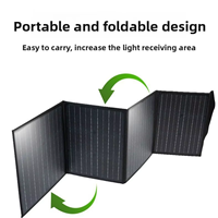 Panneau solaire pliable 500W 18V, module de charge PV portable pour stations d'alimentation extérieures, fabriqué en Chine