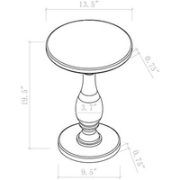 Table basse en acrylique, montage facile, pliable, design moderne avec plateau rond transparent et pieds solides pour chambre et hall d'entrée