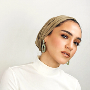 Turbante fácil de atar, ahorro de tiempo, moño bajo y nudo superior, plisado frontal, plisado cruzado, turbante de estilo Simple, Hijab, tocado musulmán - Product Image 2