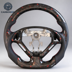 Volant en fibre de carbone forgée pour Infiniti G37s Q50 Q60 Q70 Fx35 G35 Coupé M56s Qx70 M37 Q40 Qx70 M35x Q45 - Product Image 1
