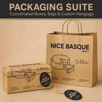 Boîte à gâteau en papier kraft personnalisable pour les boulangeries, avec des tailles et des logos sur mesure pour les desserts à emporter et les emballages cadeaux