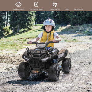 Vehículo <span class=keywords><strong>El</strong></span>éctrico Infantil Tipo ATV, Batería de 6V, Faros Delanteros, <span class=keywords><strong>MP3</strong></span>, USB, Control de Volumen, <span class=keywords><strong>El</strong></span> <span class=keywords><strong>Mejor</strong></span> Regalo para Niños y Niñas de 18 a 36 Meses, Color Negro - Product Image 2