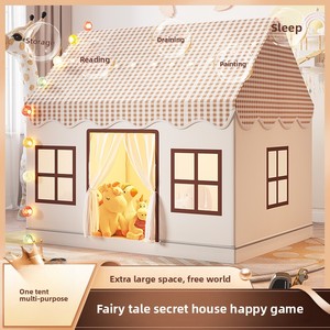Tienda de juegos infantil <span class=keywords><strong>con</strong></span> <span class=keywords><strong>techo</strong></span> de castillo, casa de juegos, regalos para niños, corralito para bebés, tienda de juguetes - Product Image 4