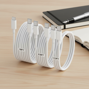 Câble de chargeur USB C pour <span class=keywords><strong>iPhone</strong></span>, charge rapide 60W, câble de charge rapide de type C pour <span class=keywords><strong>iPhone</strong></span> 16/16 Pro/15/15 Plus - Product Image 3