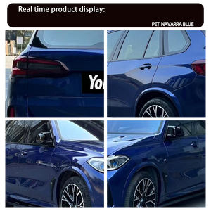 Película Protectora de Pintura Autoadhesiva de PET, Color Azul <span class=keywords><strong>Navarra</strong></span>, Cambia de Color, para Carrocería de Automóviles - Product Image 2