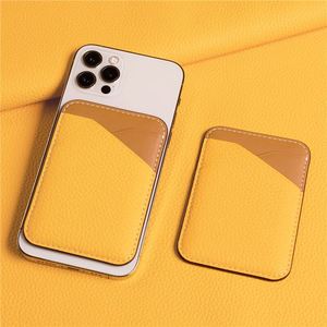 Wholesale Luxury Genuine Leather Credit Card <b>Wallet</b> & Business Card <b>Holders</b> with Magsafe Compatibility No Closure for iPhone 16 - Product Image 1