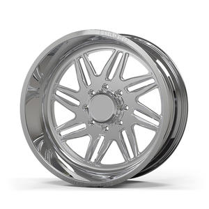 Rines Personalizables para SUV de Aleación Forjada Negra Mecanizada de 20-26 Pulgadas 6x120 con Acabado Pulido Espejo para Escalade Navigator QX80 GLS AMG - Product Image 1