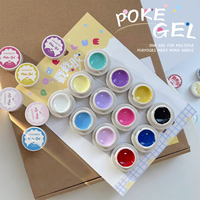 VENDEENI Colle à ongles Poke Gel pour Nail Art Design 12 couleurs Crackle Magic Glue New Crack Gel Polish OEM Private Label Adhesive Gel