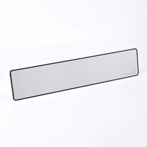 Placa de Matrícula de Aluminio con Borde Repujado, Película Reflectante Blanca y Amarilla, Tamaño Europeo 520*110mm, con Marca de Agua - Product Image 1