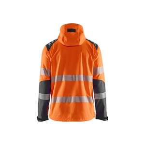 BLAKLADER - 449125135396L <b>Hi</b>-<b>Vis</b> <b>Softshell</b> <b>jacket</b> Orange/Mid grey - EAN 7330509767832 <b>HI</b>-<b>VIS</b> WORKWEAR - Product Image 2