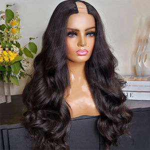 Cheap Cuticle Aligned 100% Raw Vietnemese <strong>Human</strong> <strong>Hair</strong> Straight <strong>Wigs</strong> Custom Length Upgrade U V Part Glueless <strong>Wigs</strong> for Black Women - Product Image 1