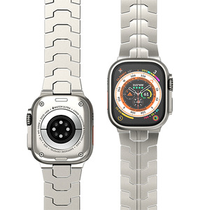 IVANHOE <span class=keywords><strong>Bracelet</strong></span> en acier titane pour Apple Watch Ultra 49mm 45mm 44mm <span class=keywords><strong>Bracelet</strong></span> de luxe Style <span class=keywords><strong>homme</strong></span> pour <span class=keywords><strong>IWatch</strong></span> SE 8 7 6 5 4 3 - Product Image 3