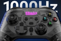 Manette de jeu G7 filaire/sans fil 2,4 GHz, boutons à effet Hall 1000 Hz, vibration asymétrique, moteur de vibration, écologique