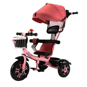 2022 vendita diretta in fabbrica intera 6-18 mesi Baby light trunk passeggino triciclo in plastica di qualità affidabile mini 3 ruote per bambini