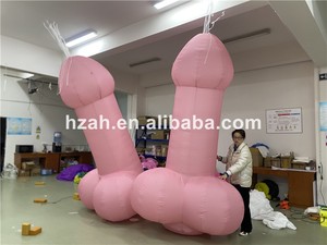 Decorazione per Festa dell'Ultimo Sera, Modello di Pene Rosa Gonfiabile, Palloncino a Forma di Pene Sexy per Pubblicità in Discoteca - Product Image 5