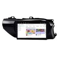 Écran tactile IPS Android 10,1 pouces YBJ pour tableau de bord, lecteur multimédia Carplay, radio, vidéo MP5, WIFI, GPS, navigation pour Hilux REVO
