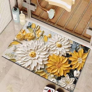 Snel Water Drogen Super Absorberend Badkamer Tapijt Douchemat Antislip Diatomiet Aarde Badmatten Stenen Badmat Voor Badkamer - Product Image 2